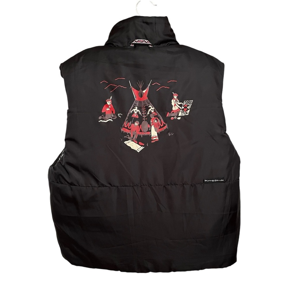 Kapital Bandana Paisley Print Reversible Nylon Keel Weaving Puffer Vest Size 1 - Picture 6 of 14